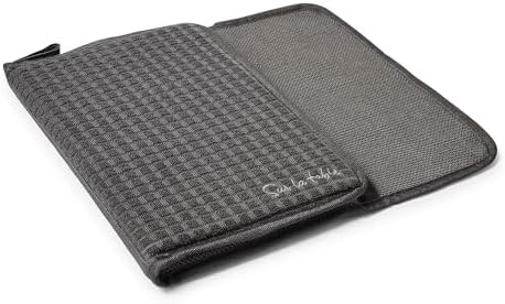 Sur La Table Microfiber Dish Drying Mat , Black