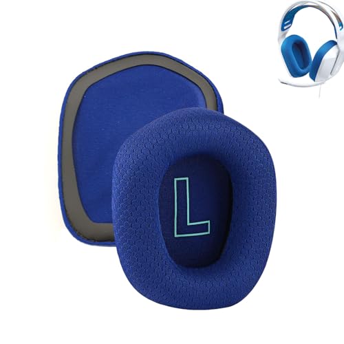 �C���[�p�b�h For Logitech G733/G335/G435 �ɑΉ� ���� �p �w�b�h�z���p�b�h �h�~���R��h�~ <1�g > �Ȃ񂵂� �����x�t�H�[��RuiMi (���b�V���t�@�u���b�N/�u���[)