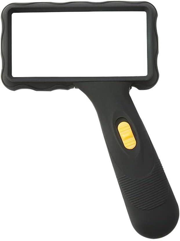 Loupe de lecture 10x HD HJMMWT grand diamètre 172 mm pour seniors