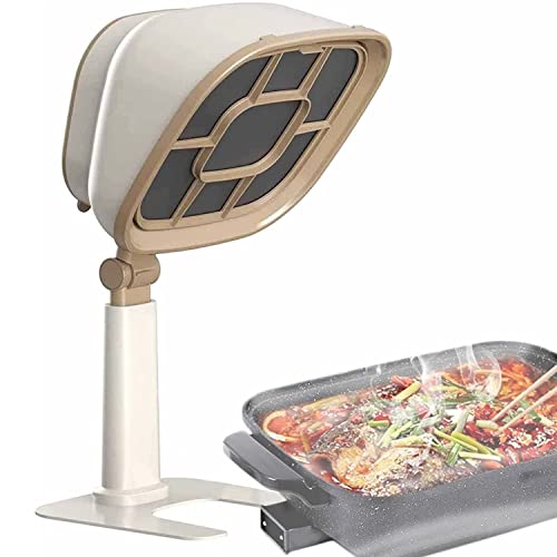 Desktop Cooker Hood, Mini ​Household Extractor Hood,66° Adjustable,6-Segment Height Adjustment,3200 RPM Range ​Hood,Low Noise,Suitable for Home Kitchen,Green