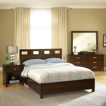 Modus Furniture Riva Mirror, Chocolate Brown #TOP3