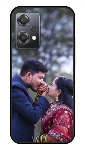 Image of NDCOM for Customised OnePlus Nord CE 2 Lite 5G Back Case | OnePlus Nord CE2 Lite 5G Back Cover DIY Personalised Photo Design | Customized Gift Custom Text Name Printed Metal Case