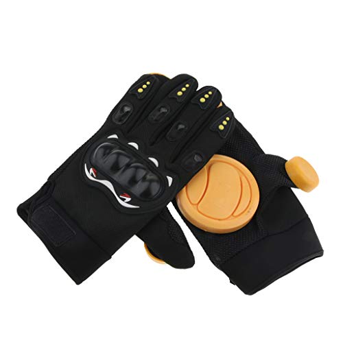 Gants de skateboard anti-brûlure avec sliders pour éviter les chutes