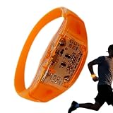Genérico Pulseras Luminosas Brazalete de Silicona Activado por Sonido