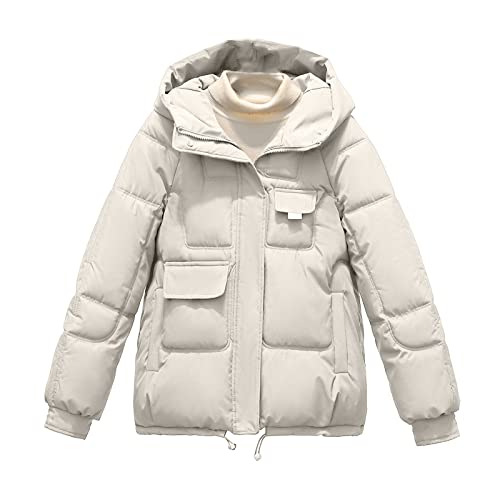 Casacos de inverno para mulheres algodão poliéster jaqueta de inverno casaco de inverno solto leve p