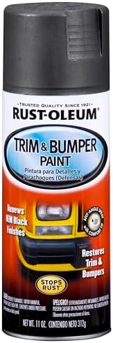Rust-Oleum 251574 Automotive Trim and Bumper Spray Paint (312 g, Black)