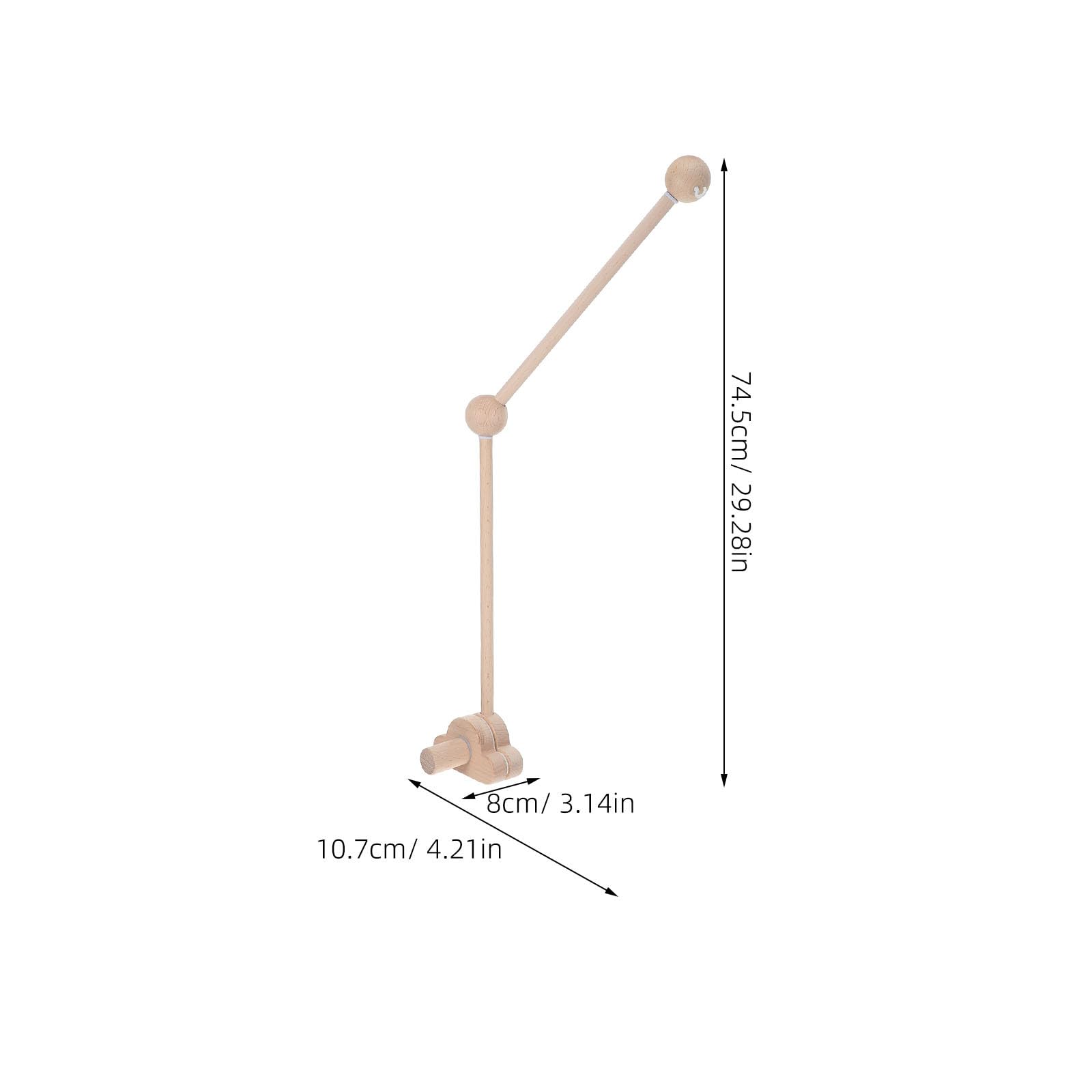 Support pour mobile de berceau : Support de bras pour mobile musical de chambre d'enfant - Crochets pour fixation sur lit de bébé - de suspension pour poussette