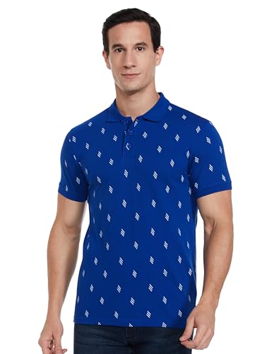 UNITED COLORS OF BENETTON Men's Regular Fit Polo Shirt (24P3P99J4235I_ Blue)