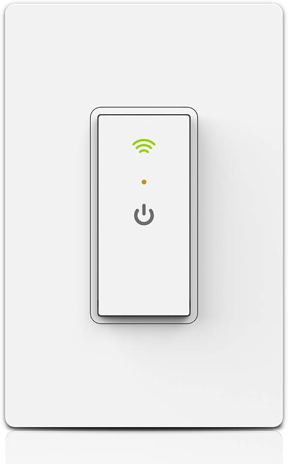 Ankuoo NEO Wi-Fi Light Switch, NOT Plug & Play, Limited DIY Required, White by Ankuoo
