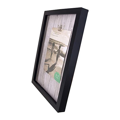 Northlight 12.5" Classical Rectangular 5" X 7" Photo Picture Frame With Clip - Black And White #TOP4