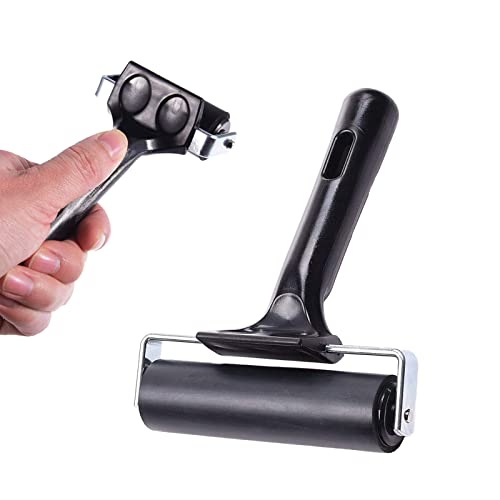 Rolo Brayer De Borracha De 2 Peças De 2,4 Polegadas, Rolo Brayer 6 Cm Ferramenta De Carimbo Manual P