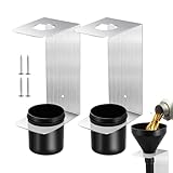 Oil Funnel Storage Holder - 2-Piece Fluid Filter Mounting Storage Bracket - Oil Funnel Drain Mount,for Workshop Garage Vehicles Racing Trailers Men Husband Mechanics
