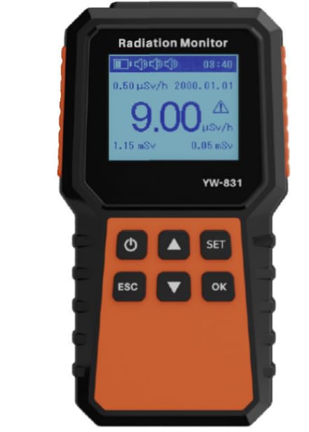 Detector portátil de radiación nuclear YW-831