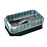 Tortuguera para Tortugas de Agua Tank Tortuga Dedicated Tortuga Tanking Tank con plataforma de secado Tank Tank Caja de cría Hogar grande Villa Ecological Tank (sin accesorios) Acuario de Tortugas