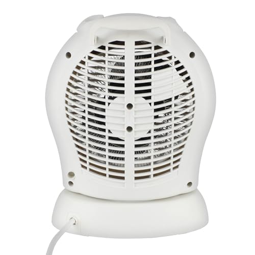 Igenix 2kW Upright Oscillating Fan Heater – 2 Heat Settings, Adjustable Thermostat, Overheat Protection, Tip Over Switch, Carry Handle, Power Indicator Light – White - Image 2