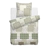 MATERIAL: 100% Baumwolle HNL Renforce-Bettwäsche - 135/200cm - Finch