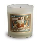 Four Points Trading Co. ルートビール 8オンス 香り付きソイアロマテラピーキャンドル 瓶付き