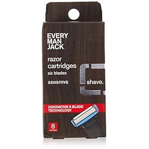 Every Man Jack Razor Cartridges, 8-pack