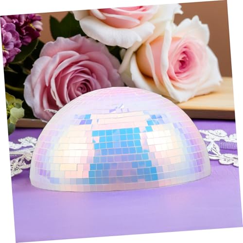 Bola espejada Mobestech, semiesfera reflectante de 15 cm para decoración de fiestas, bodas y temática años 80 miniatura 7