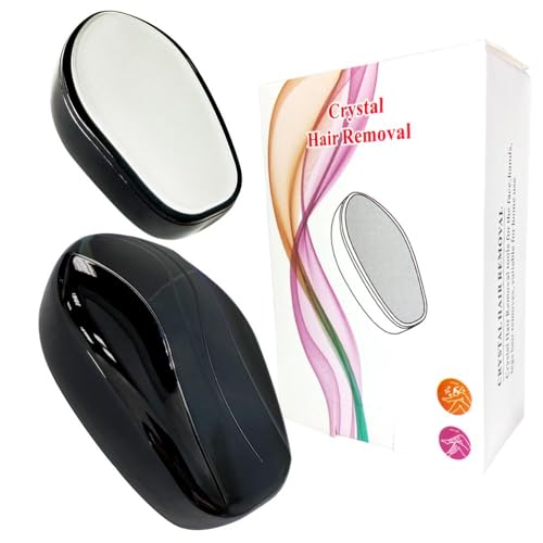 MmmLuciopr Piedra Depilatoria, Goma exfoliante para el cabello, Depiladora de nano cristal para mujeres y hombres, depiladora indolora Nano reutilizable, piel suave como la seda de forma rápida. (B)