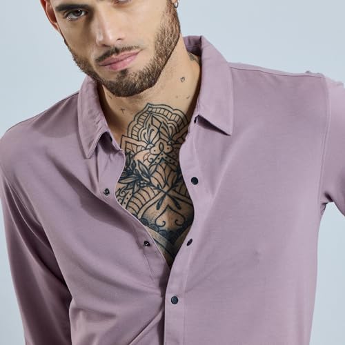 Image of SNITCH Lavender Solid Shirt