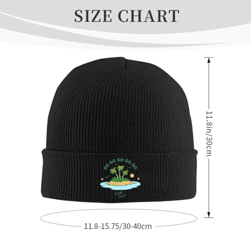 Chapeau d'hiver drôle et stylis à maille extensible Morcaworks
