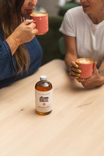 Image of Pink House Alchemy Mexican Chile Simple Syrup, 16 oz, Handcrafted | Small-Batch All-Natural Mixer for Cocktails, Coffee, Mocktails, Baking, All Holidays Gourmet Gift, Made in Arkansas U.S.A.