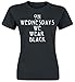 American Horror Story Wednesdays Camiseta Mujer Negro XL