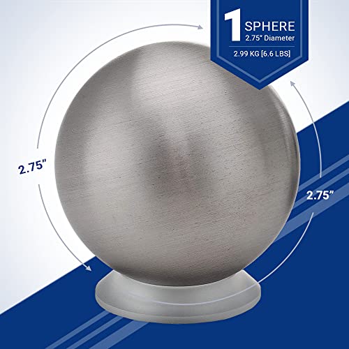 Tungsten Sphere - 2.75" Diameter, 6.6Lbs - Biggest Size #TOP1