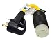 Conntek 30A 125-Volt RV/Generator Plug TT-30P to 50-Amp Electric Vehicle Adapter Cord for Tesla
