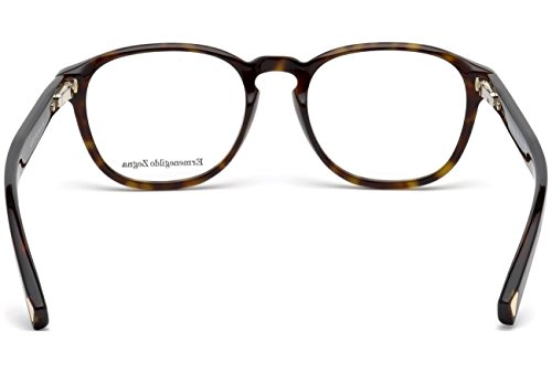Ermenegildo Zegna Ez5057-052 Eyeglass Frame Dark Havana Frame W/Clear Demo Lens 49Mm #TOP3