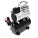 Produktbild Wiltec Airbrush Kompressor AF186 mit Lufttank, 2 Zylinder Kolben, max. 4 bar Druck und Start-Stop Automatik, für Modellbau, Tattoos, Nailart
