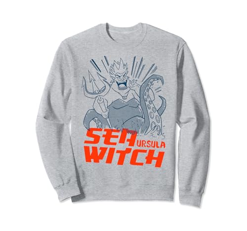 Sweatshirt Ursula Disney Little Mermaid finition haut de gamme
