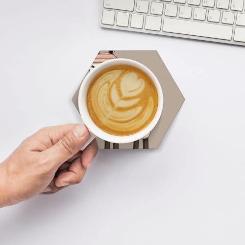 Dessous de verre anti-tache en céramique pour protéger votre table
