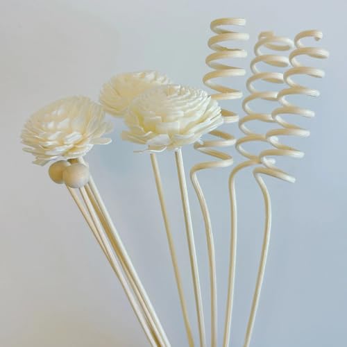 Set Difusor Cerámico con 3 Varillas de Rattán miniatura 6