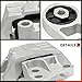 A-Premium 3PCS Engine Motor Mount Transmission Mount and Torque Strut Mount Set Compatible with Jeep BU Series Renegade 2015-2018 & Fiat 500X 2016-2018, 2.4L