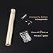 DLHONORV Lighter Cigarette Shaped Butane Refillable Fire Starter with Back-up Flints Gifts for Men Women Lady (Excluding Butane) (Golden)
