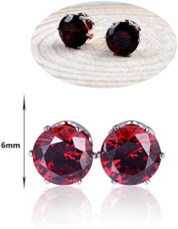 JinYu 2 Set The Vampire Elena Gilbert Opening Vervain Locket Pendant Necklace and Red Earrings with Transparent Box - Image 5