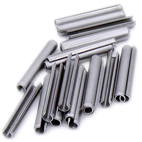 D1 (1mm x 6mm) Slotted Spring Pin (Heavy) - Stainless Steel (A1) (Pack of 20)