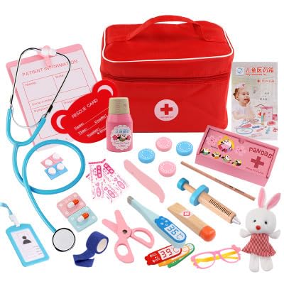 ТоуAE - Kids Pretend Тоу Doctor Тоуs 2-4 Years Doctor Kit Chest dentist equipment Тоуs for Kids Interest Development (Blue)