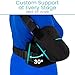 Vive Shoulder Sling with Abduction Pillow - Rotator Cuff Sling and Shoulder Immobilizer - Pain Relief After Surgery, Sublexion, Dislocated or Broken Arm - Adjustable Support with Exercise Ball (Large)