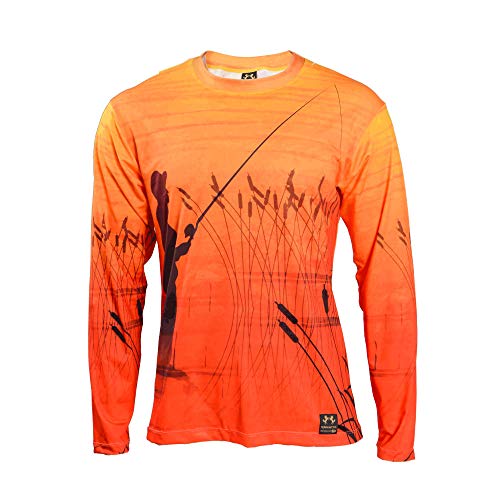 Camisa De Pesca Camuflada Proteção Uv 50+ TN Terra Nativa rf558-5 (P)