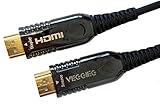 80ft / 25m HDMI Cable v2.0 4K Fibre Optic by Finesse Cables | Full UHD 4K PS5 Xbox One X S | Satellite HD TV Laptop PC Monitor CCTV