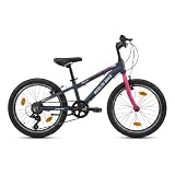 Berlin Bike Grizz 20 Zoll Mountainbike Aluminium – Kinderfahrrad für Jungen und Mädchen (6–9 Jahre), Rosa