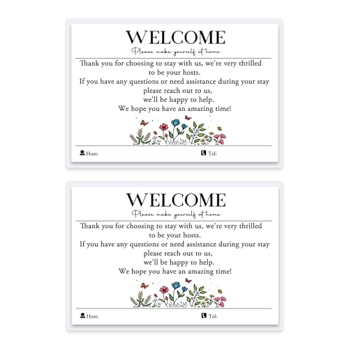 Welcome Signs for Airbnb & Vacation Rentals