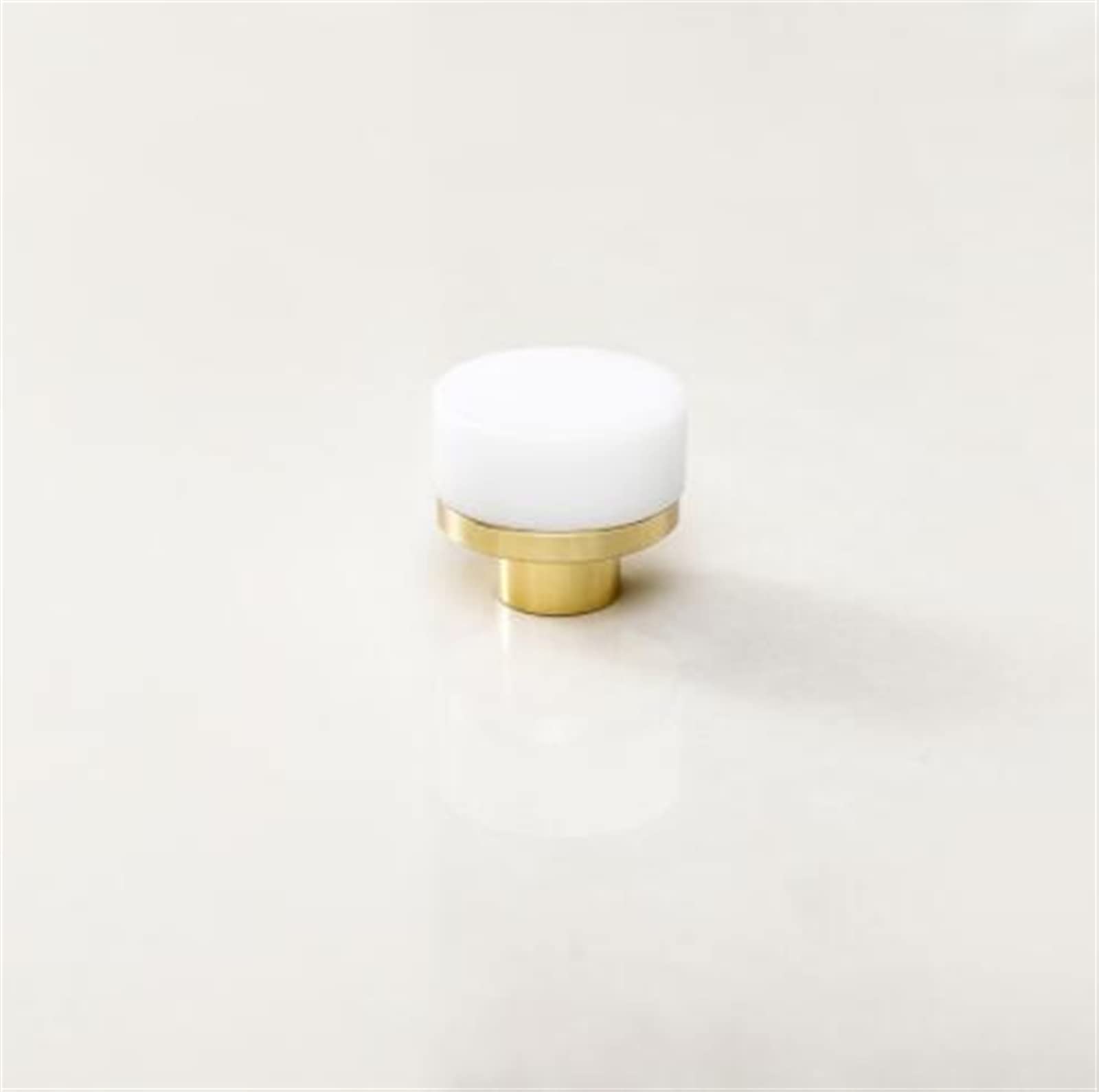 Poignées de porte de luxe en marbre carré rond bouton tiroir cuisine