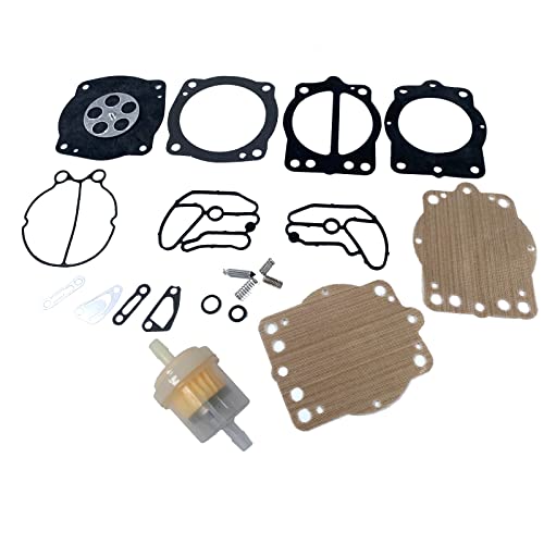 HalyCare Carburetor Rebuild Kit Compatible For Kawasaki 650 750 900 1100 and Polaris 700 900 1050 1200 (1PACK)