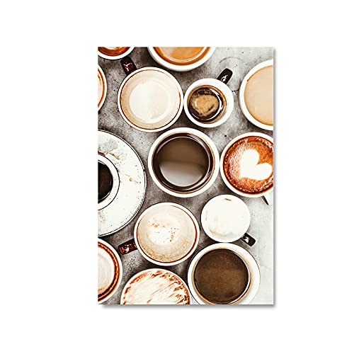 Photo mur art print affiche pour salle à manger et coin café au style nordique épuré