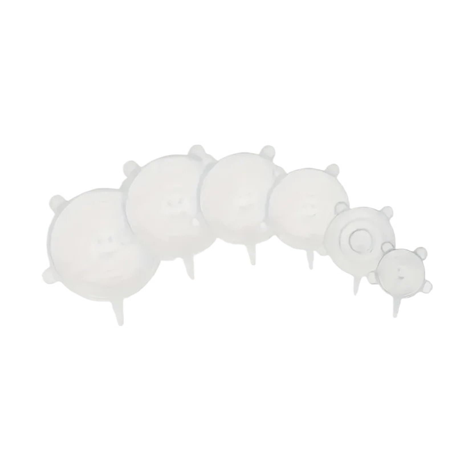 3Sets Reusable Silicone Food Covers: Dishwasher & Fridge Safe, Heat Resistant & Leakproof Kitchen Storage Essential for Bowls Jars