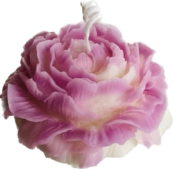 flower candle handmade